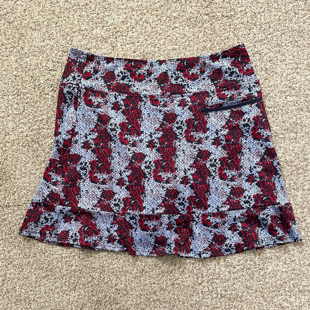 Women's Golftini Ruffle Cosmic Print Golf Skort Small - Picture 5 of 5